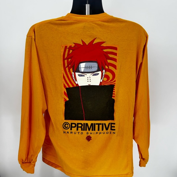 Primitive Naruto Shippuden Orange Graphic Long Sleeve - Picture 1 of 2